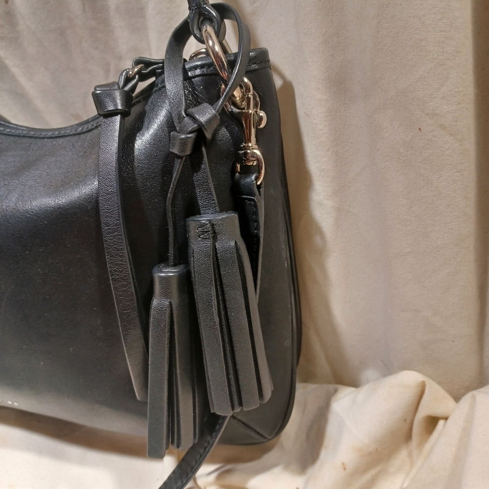 Coach Black Legacy Double Gusset Hobo Shoulder Bag - Picture 3 of 15
